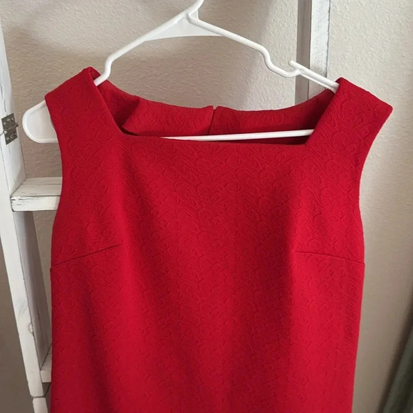 Vintage Red Holiday Handmade Dress GUC Size 6/Medium - Picture 2 of 5